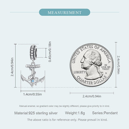 Ship Anchor Hanging Bead Charm