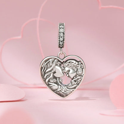 Mother and Daughter Pendant Charm
