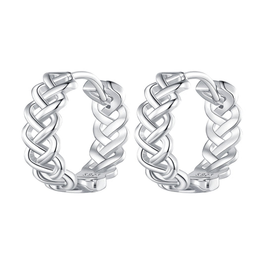 Braided Clip-On Earrings