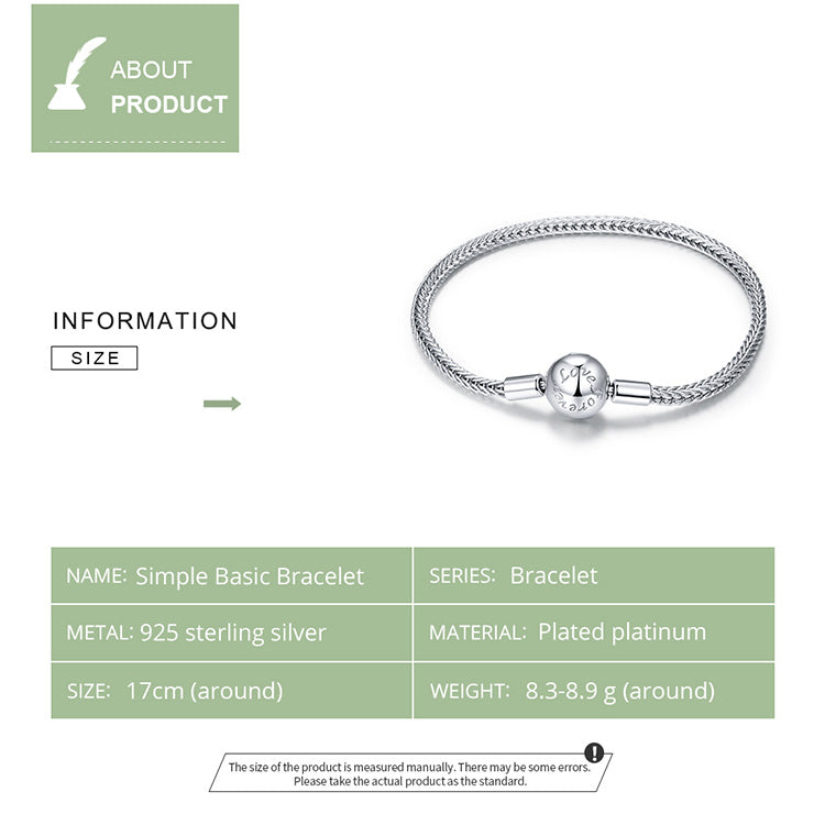 Basic Serpentine Chain Bracelet