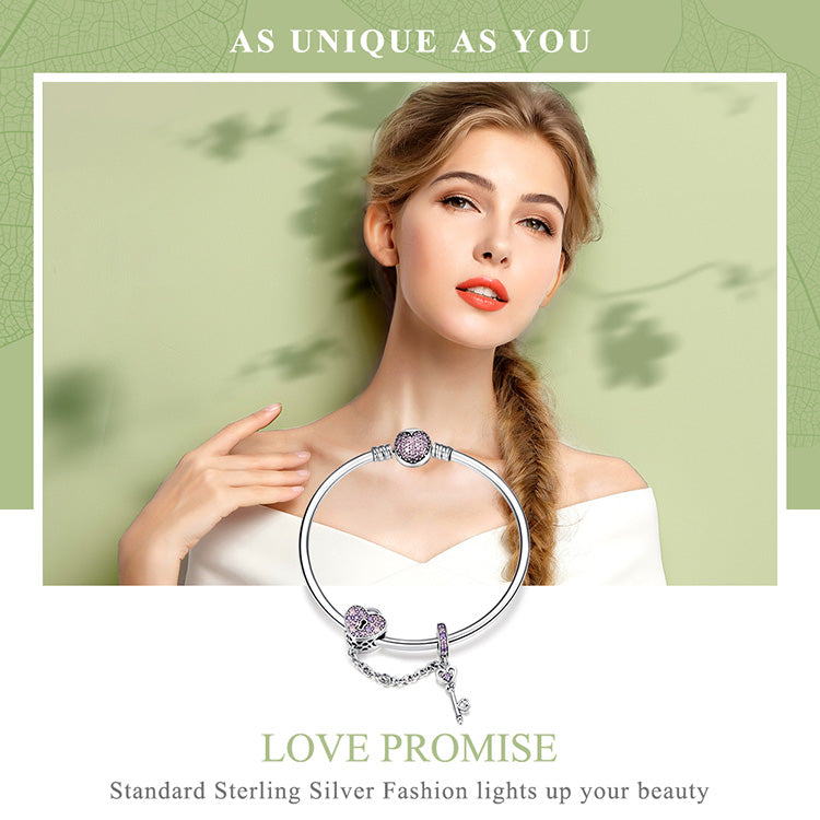 Promise Beaded Charm Bracelet