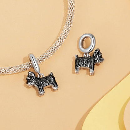 Schnauzer Pendant Charm