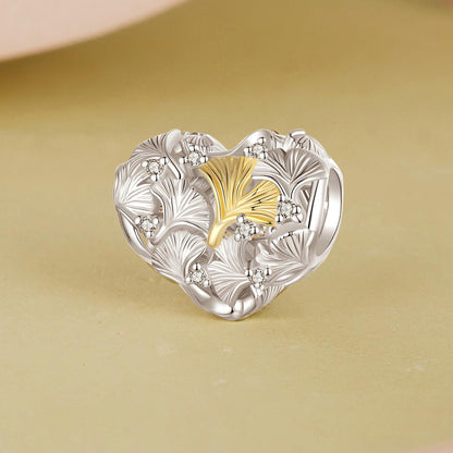 Ginkgo Leaf Charm