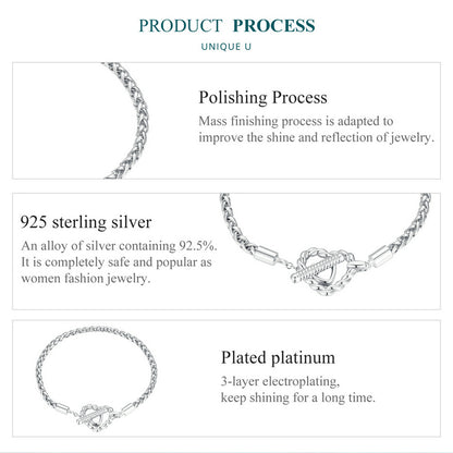 Heart-Shaped Basic Bracelet