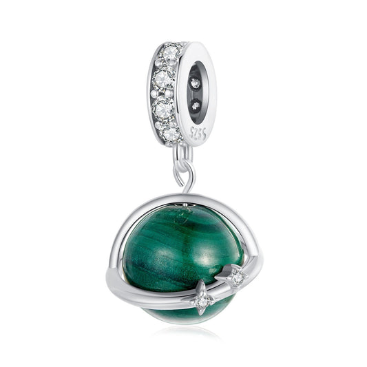 Natural Malachite Pendant Charm