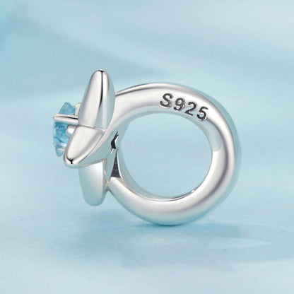 Airplane Starburst Charm