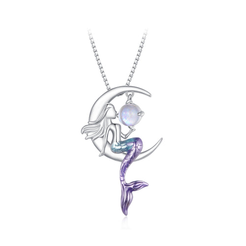 Mermaid Tail Pendant Necklace