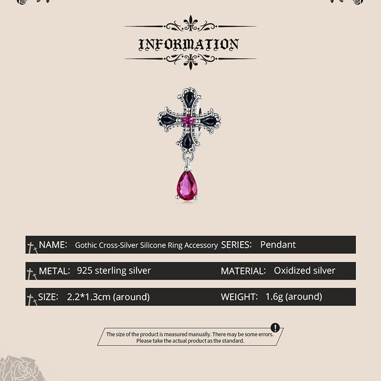 Gothic Cross Charm