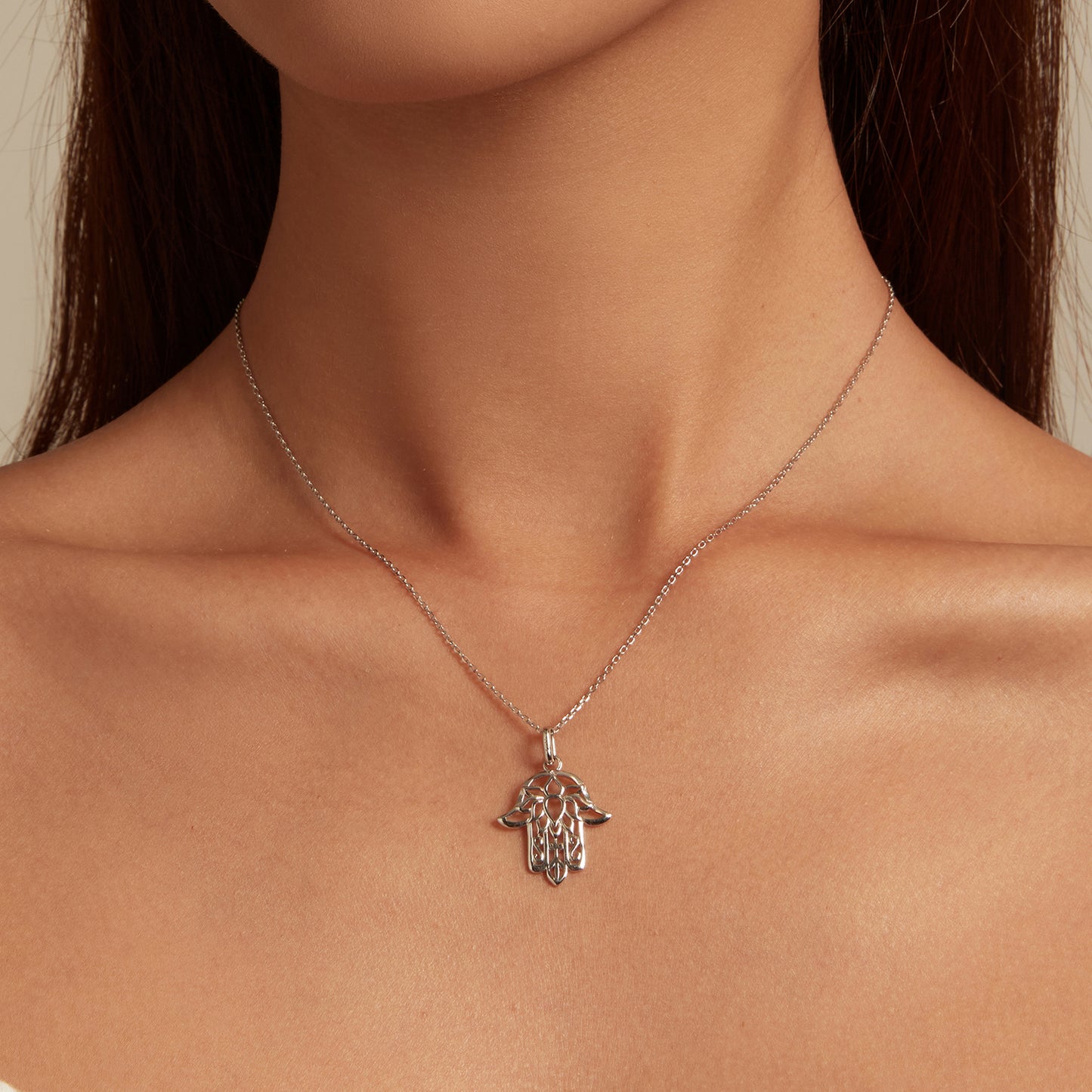 Hamsa Hand Charm Necklace