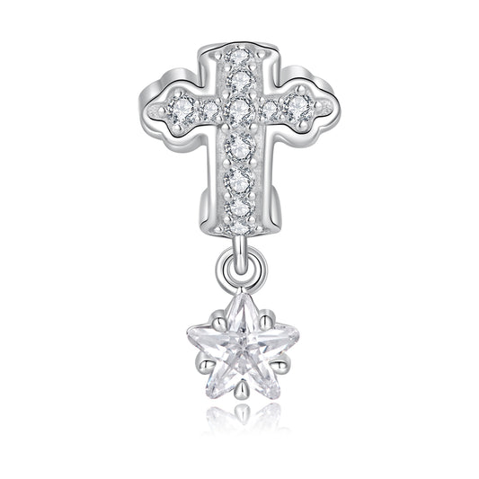 Starlight Christ Silicone Spacer Beads Charm