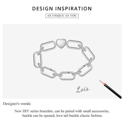 Paperclip Romance Bracelet
