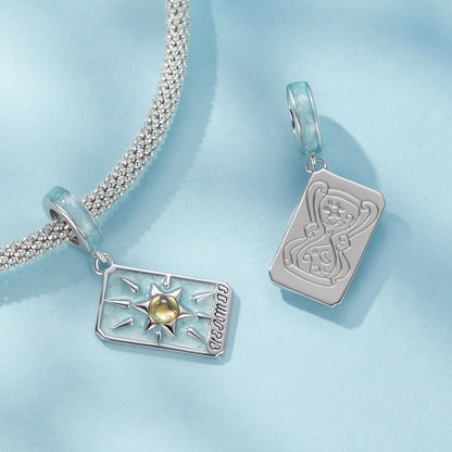 Hermit Tarot Pendant Charm