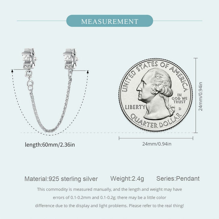 Jigsaws Safty Chain Charm