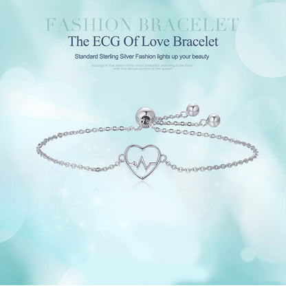 Heartbeat Pattern Bracelet