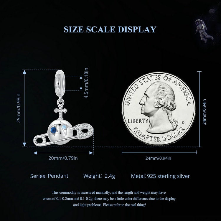 Parallel Planet Pendant Charm