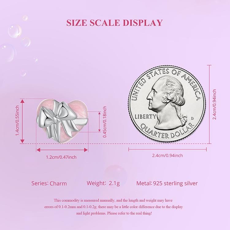 Heart Gift Box Charm