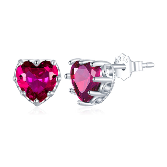 July Birthstone Stud Earrings