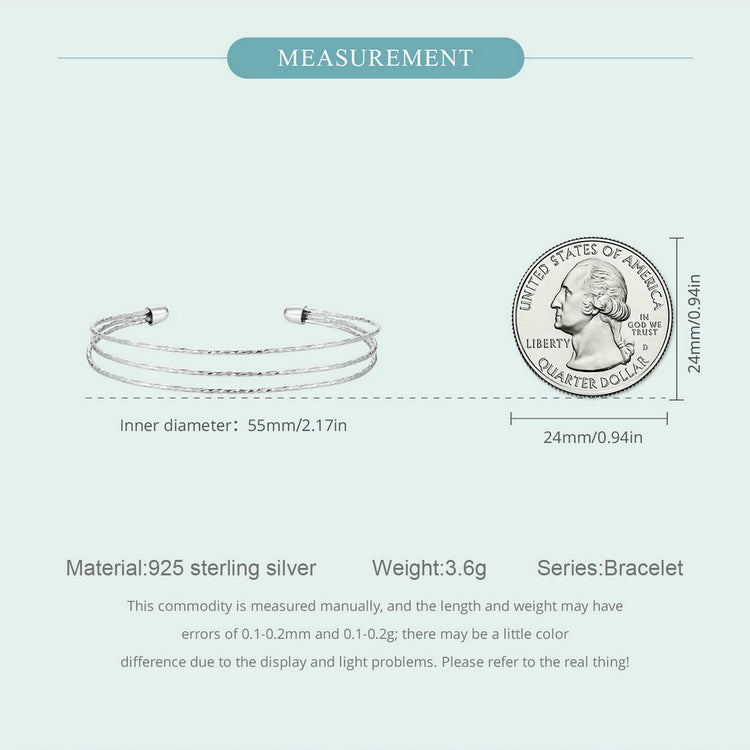 Minimalist Multi-layer Bangle