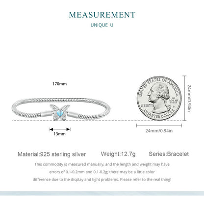 Moonstone Butterfly Bracelet