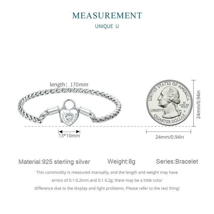 Heart Lock Basic Bracelet