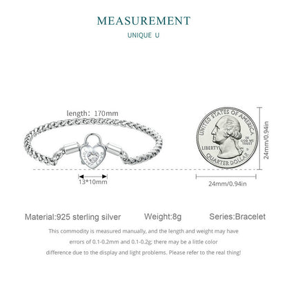 Heart Lock Basic Bracelet