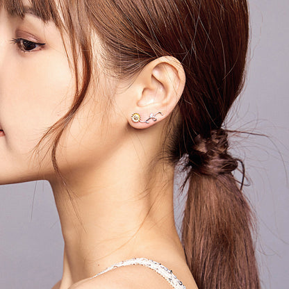 Fresh Daisy Hoop Earrings