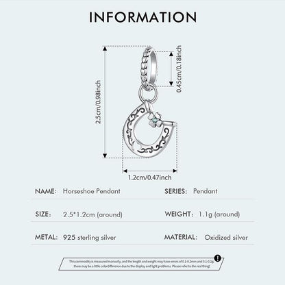 Horseshoe Pendant Charm