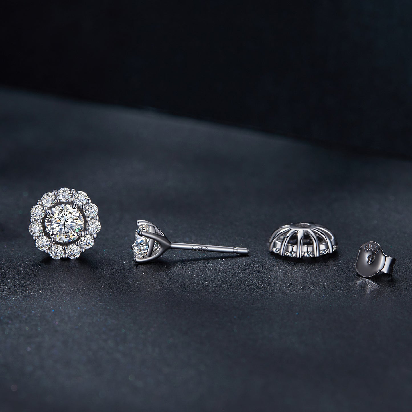 0.5ct Moissanite Studs