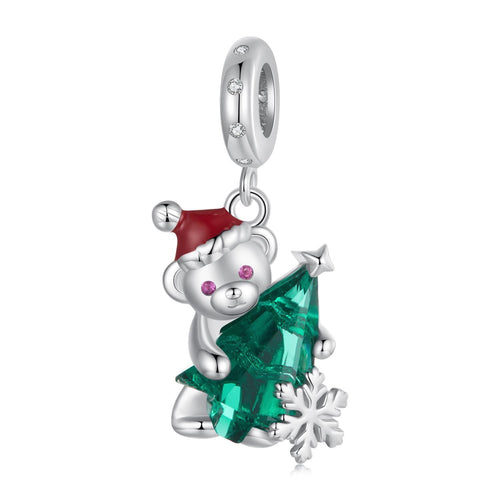 Christmas Bear Pendant Charm