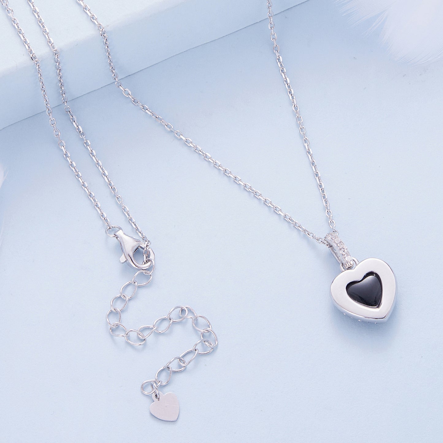 Mood Heart Charm Necklace
