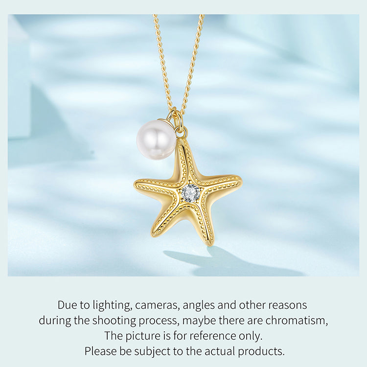 Starfish Pearl Necklace