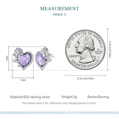 Rose Stud Earrings