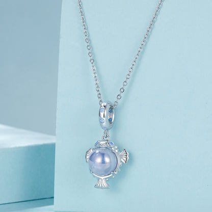 Ocean Pufferfish Pendant Charm
