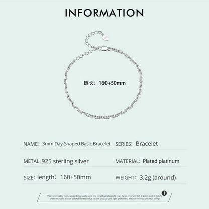 3mm Japanese-Style Basic Bracelet