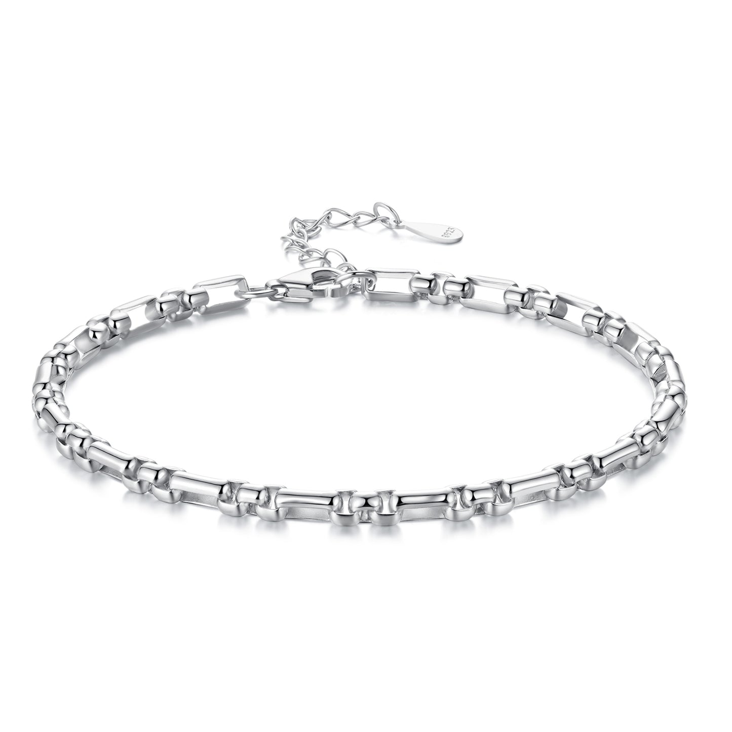 Round Box Chain Bracelet