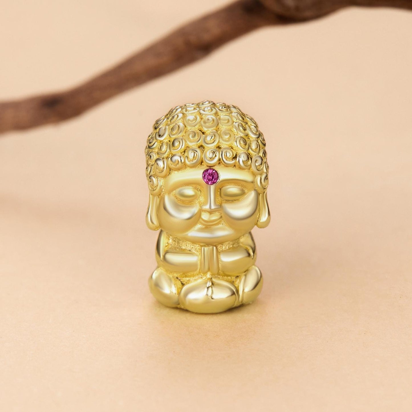 Golden Buddha Charm