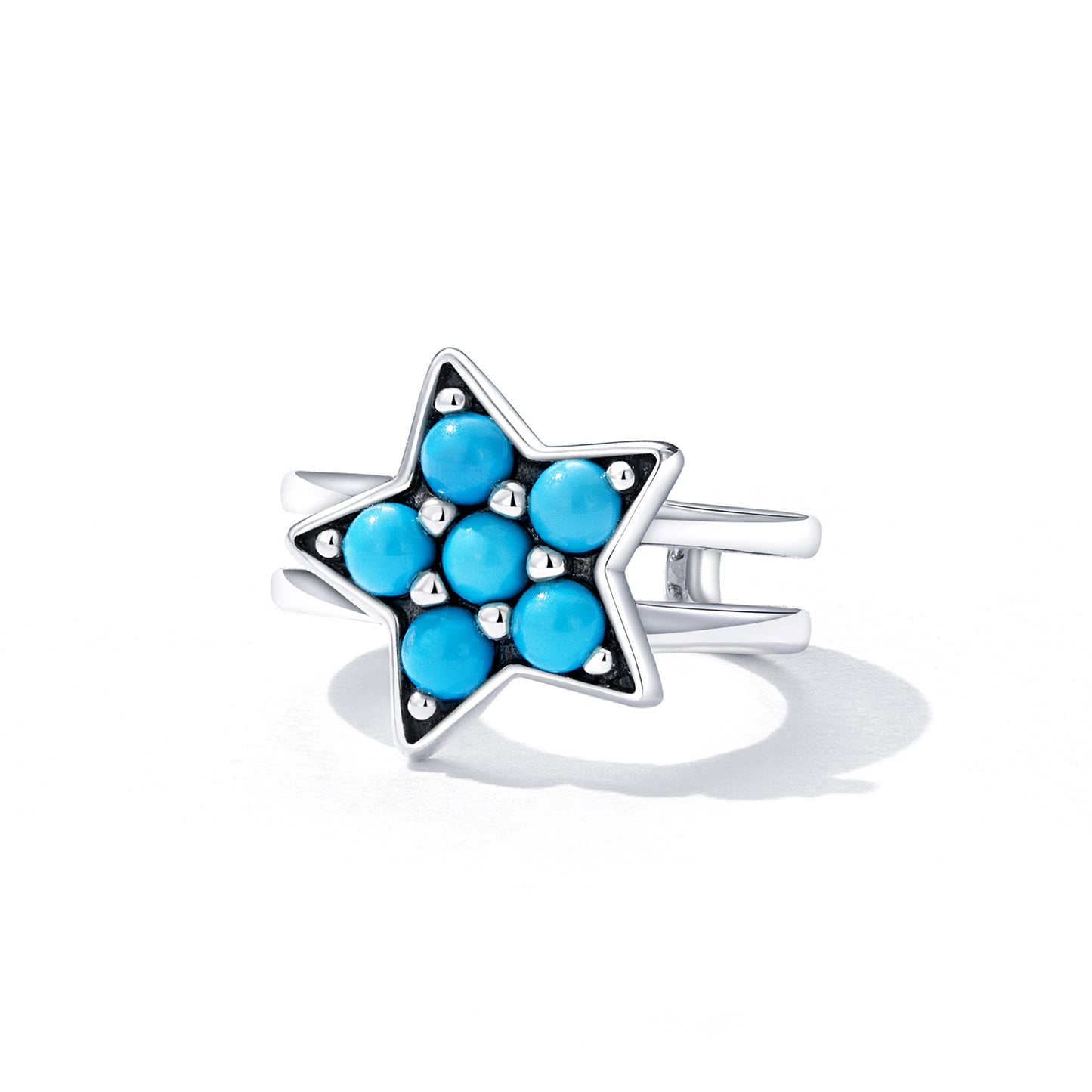 Star Turquoise Ear Cuff