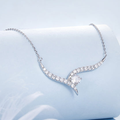 Minimalist Line Pendant Necklace
