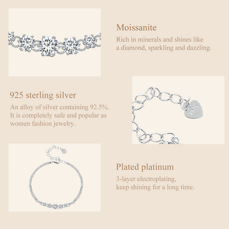 Signature Moissanite Bracelet
