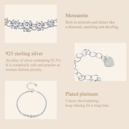 Signature Moissanite Bracelet