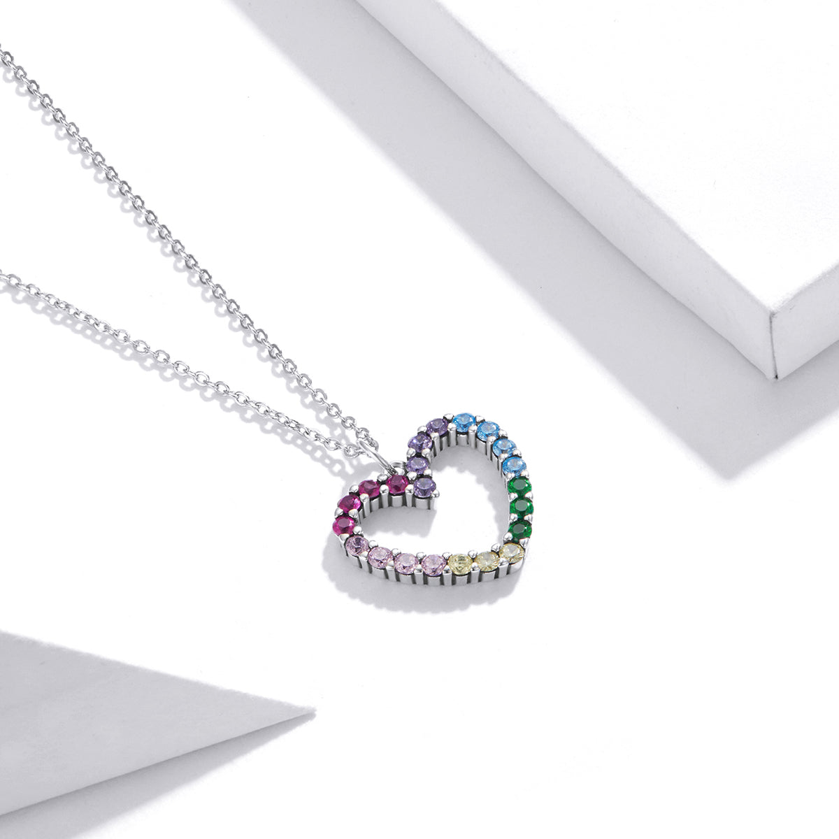 Colorful Heart Necklace