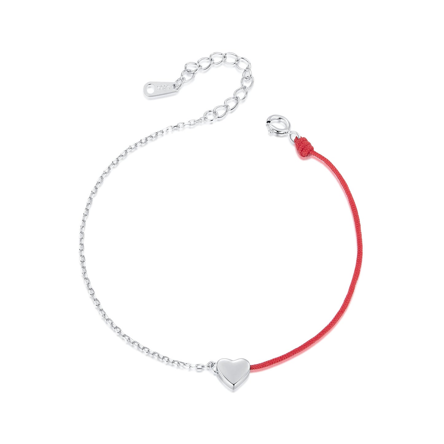 Red Thread Heart Bracelet