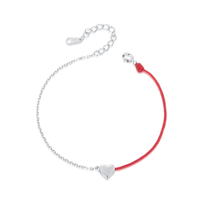 Red Thread Heart Bracelet