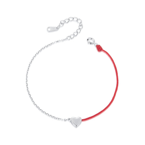 Red Thread Heart Bracelet