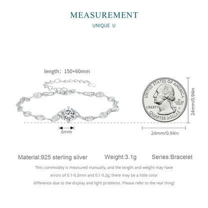 Cubic Zirconia Glitter Bracelet