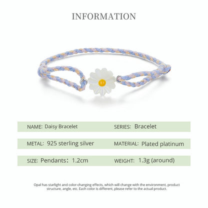 Daisy Woven Bracelet
