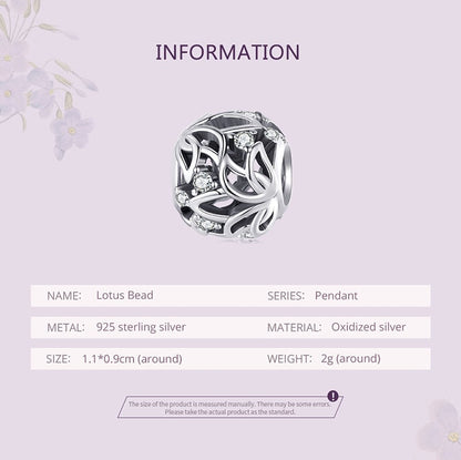 Lotus Bead Charm