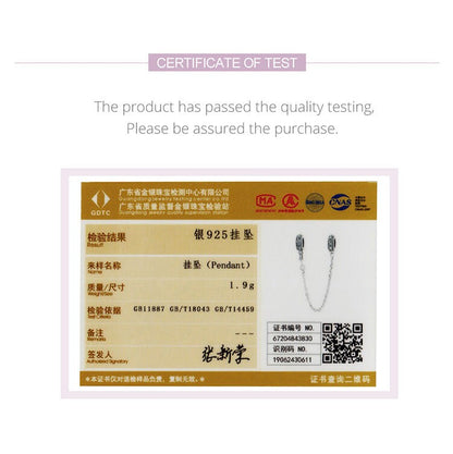 Classical Vine Safety Chain Charm