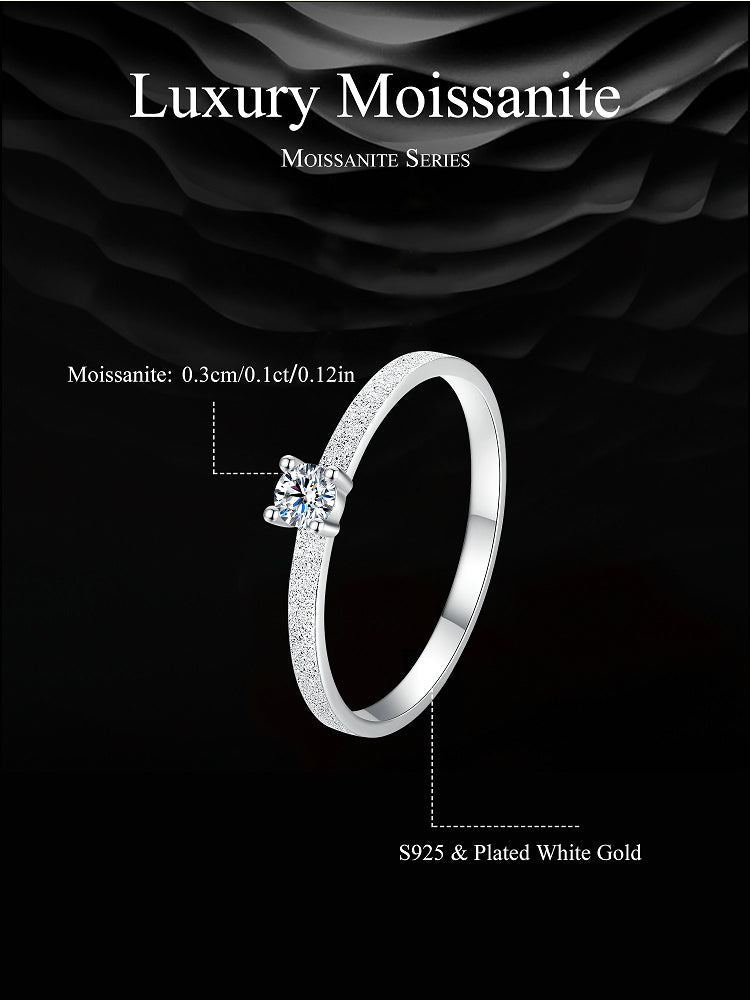 Starlight Moissanite Ring