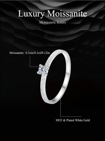 Starlight Moissanite Ring